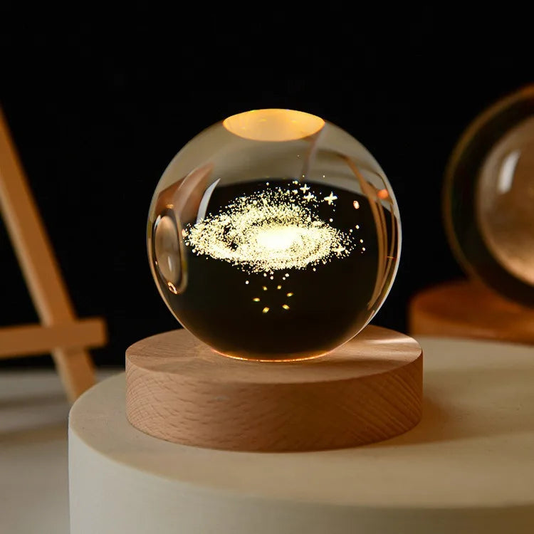 Galaxy Crystal Ball Night Light