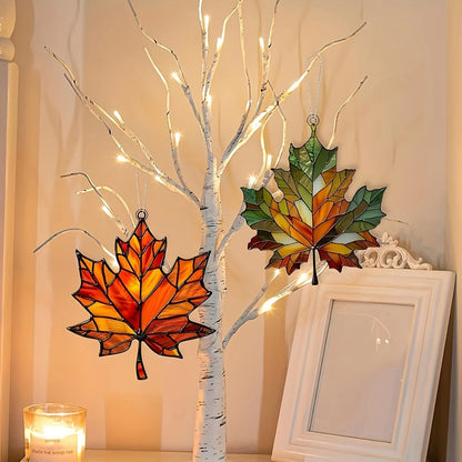 Acrylic Maple Leaf Light Catcher