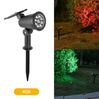 9 LED Solar Outdoor Spotlight