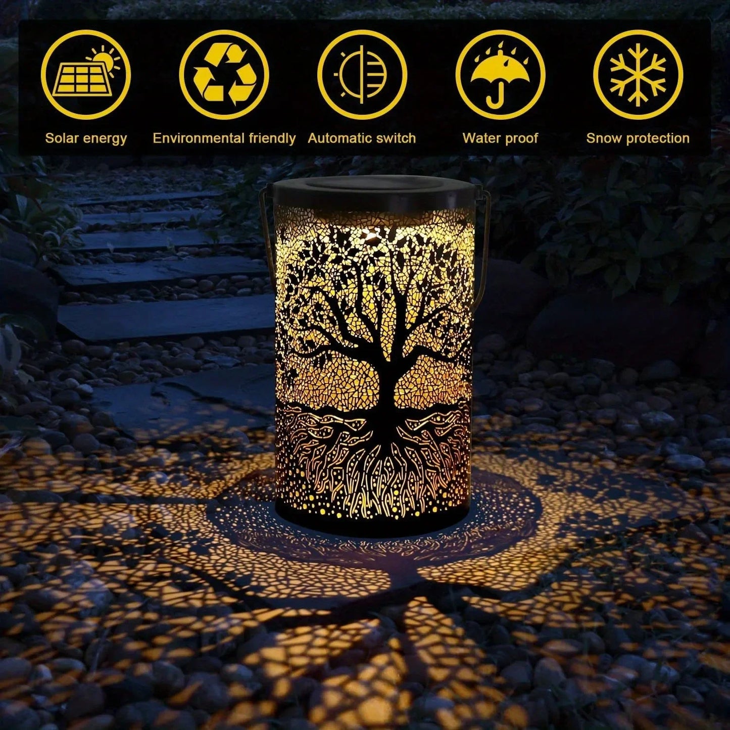 Solar Tree of Light Lantern