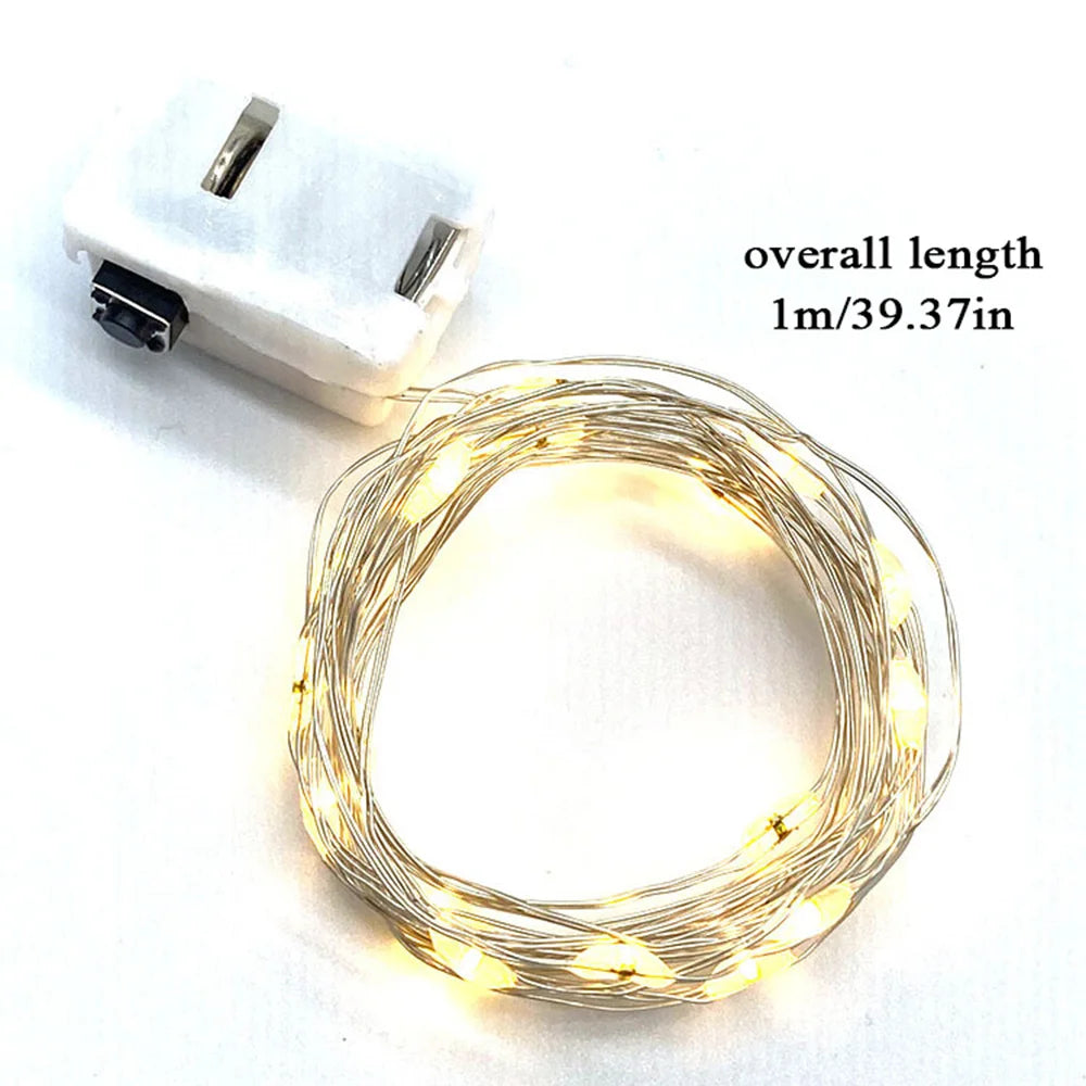 DIY Simulation Tulip LED Night Light Battery Operated Flower Table Lamp Tulips Handmade Material Bedside Lights Bedroom Decor