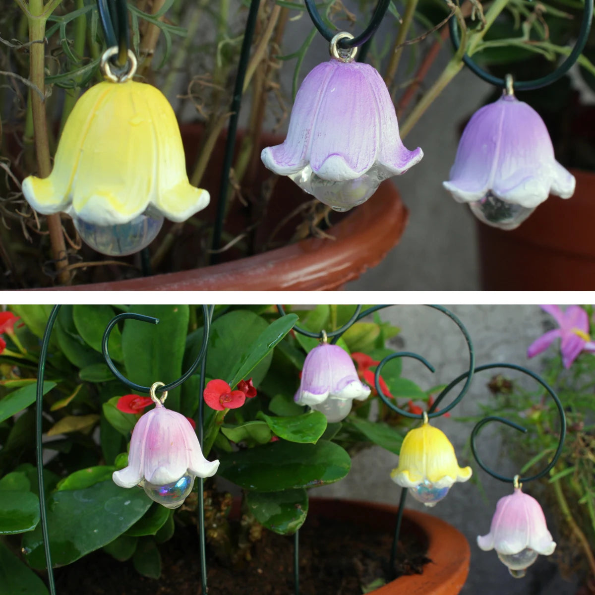 9pcs,Lily Of The Valley That Will Never Wither, Fairy Garden Accessories, Miniature Figurines, Micro Landscape For Fairy Garden,