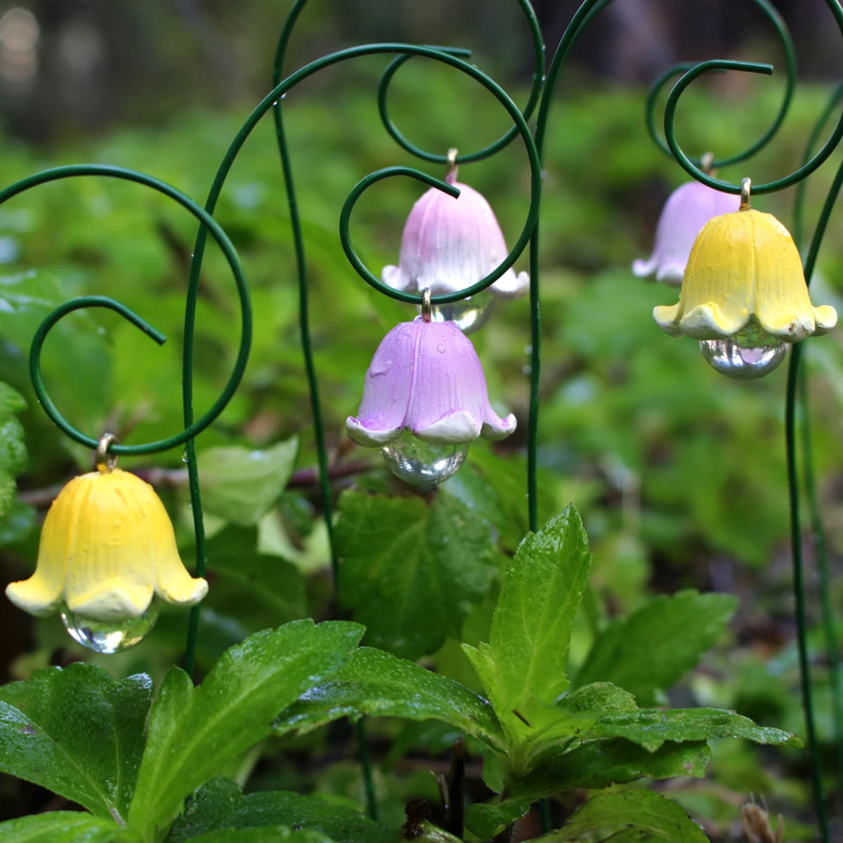 9pcs,Lily Of The Valley That Will Never Wither, Fairy Garden Accessories, Miniature Figurines, Micro Landscape For Fairy Garden,