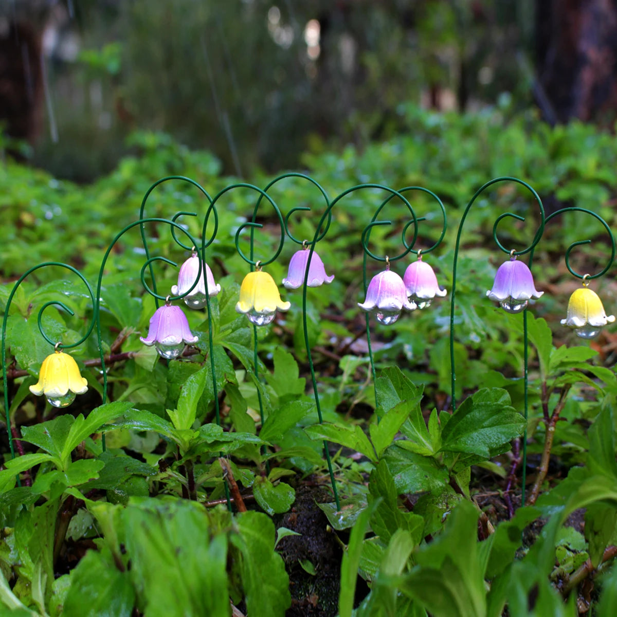 9pcs,Lily Of The Valley That Will Never Wither, Fairy Garden Accessories, Miniature Figurines, Micro Landscape For Fairy Garden,