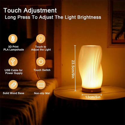 3D Printed Corn-Stalk Table Lamp