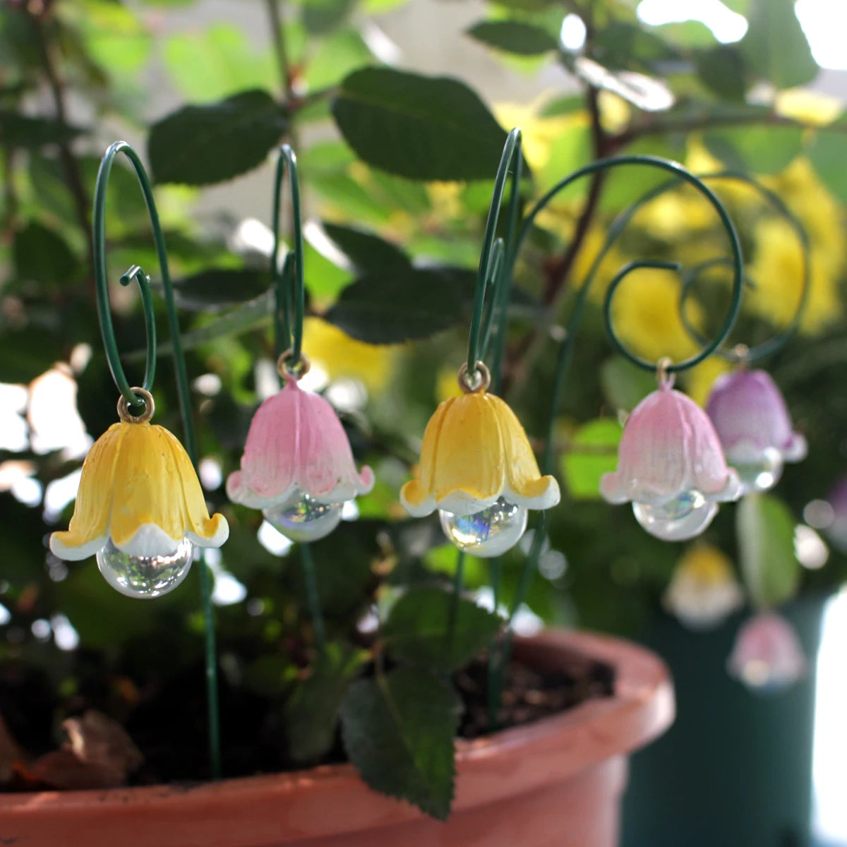 9pcs,Lily Of The Valley That Will Never Wither, Fairy Garden Accessories, Miniature Figurines, Micro Landscape For Fairy Garden,