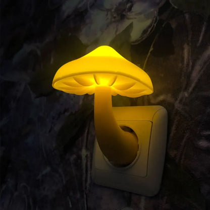 Plug-In Mushroom Wall Night Lamp
