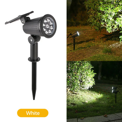 9 LED Solar Outdoor Spotlight