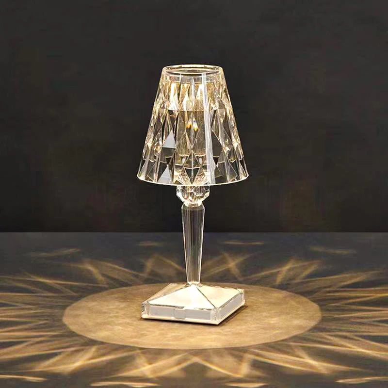Acrylic Diamond Crystal Table Lamp