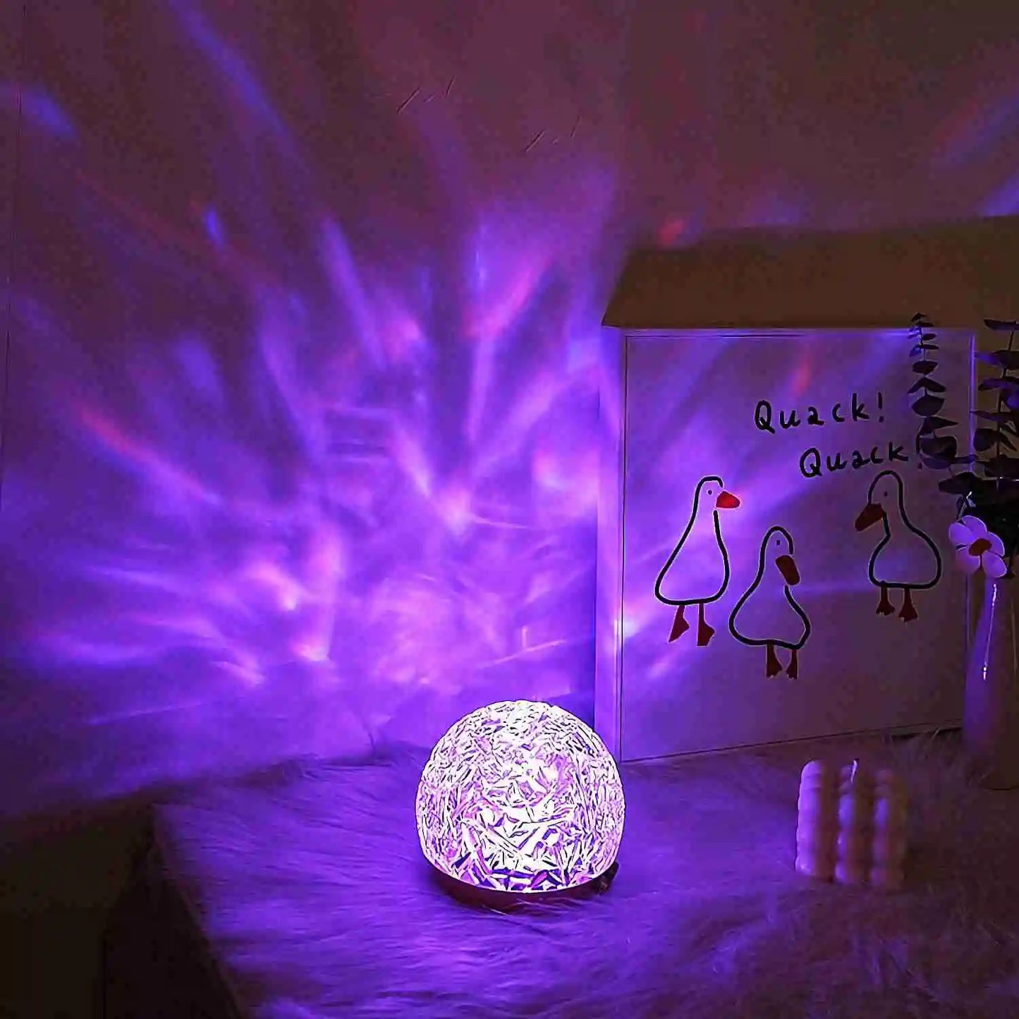 Water Ripple Projector Night Light